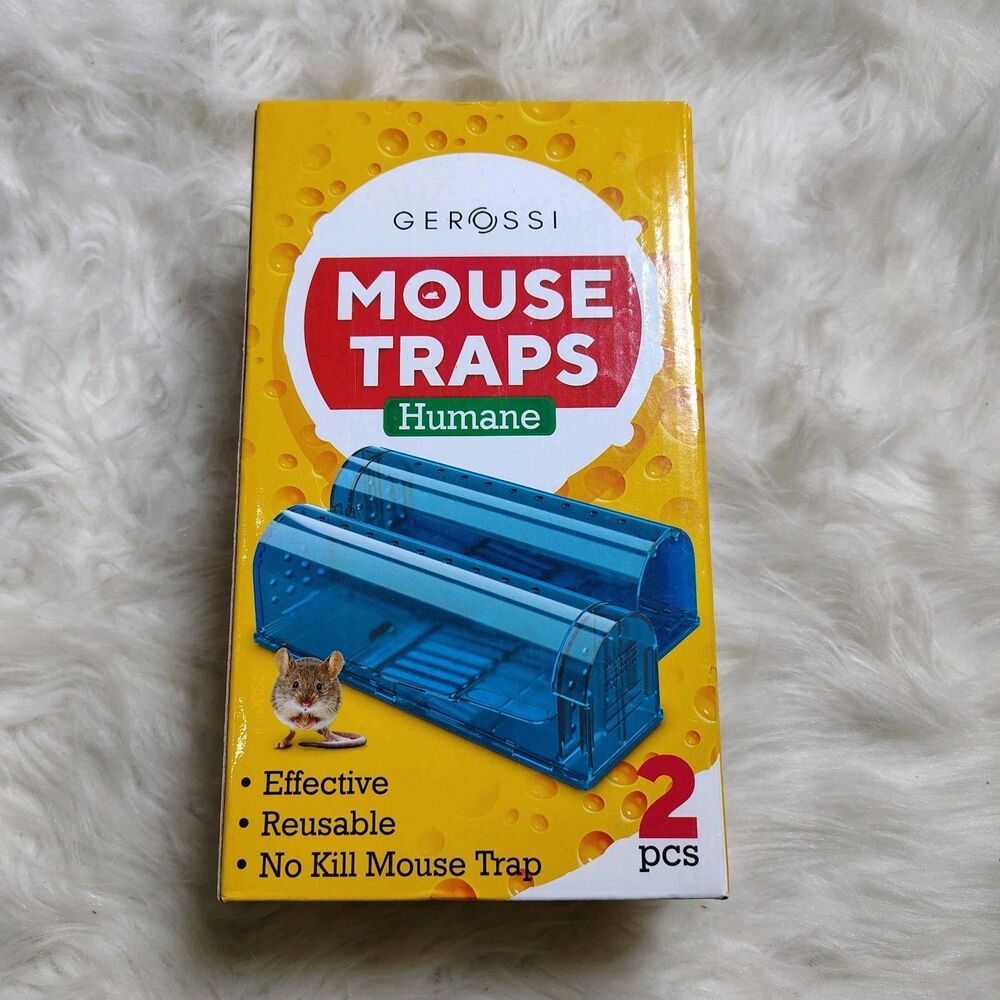 Humane Mouse Traps Pack of 2 Reusable Catch&Release NIB/RT1
